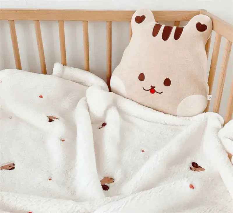 Cuddly Flannel Newborn Blanket